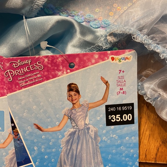 Disney Princess Cinderella dress with iridescent sparkles and layers of dress - Picture 12 of 13